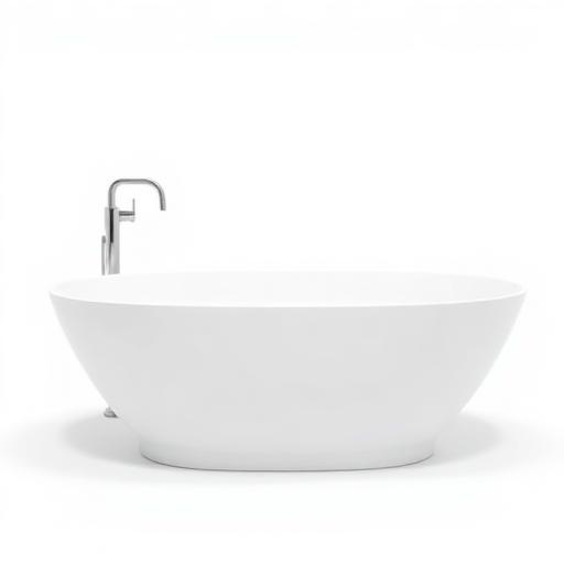 VTRUST Acrylic Free-Standing Bath Tub – Bathroom Soaking Bathtub
